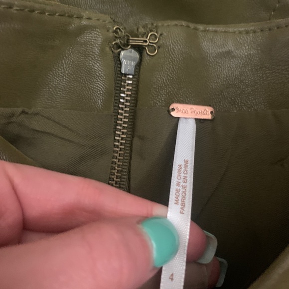 Free People Vegan Suede Modern Femme Mini Skirt - Picture 4 of 6